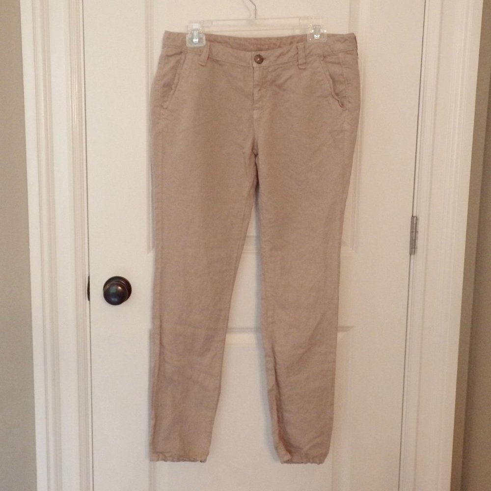 Stitch's Linen Blend Avery Straight Leg Pants 29